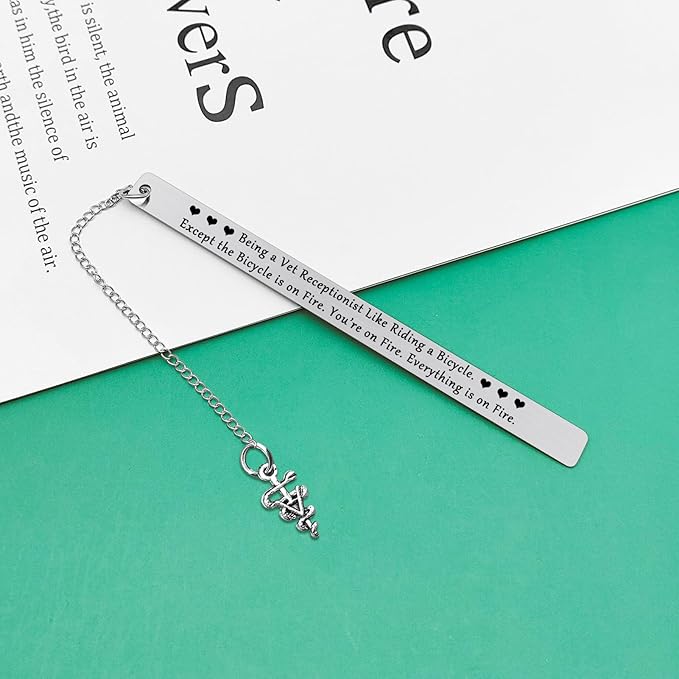 Veterinarian Appreciation Bookmark Vet Receptionist Gift Vet Tech Gift Animal Rescue Vet Nurse Gifts Graduation Bookmark Gift Veterinary Assistant Veterinary Student Veterinary Week Bookmark Gift