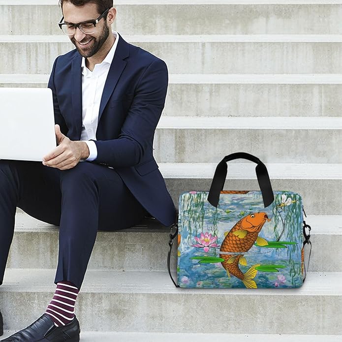 WIHVE Laptop Shoulder Bag 15 14 13inch Laptop Case Bag for Women Men