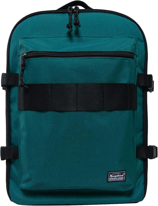 Travel Backpack 17L Lightweight Casual Small Carry-on Daypack 15-inch Laptop Notebook, Underseat Overnight Weekender, Bluish Green