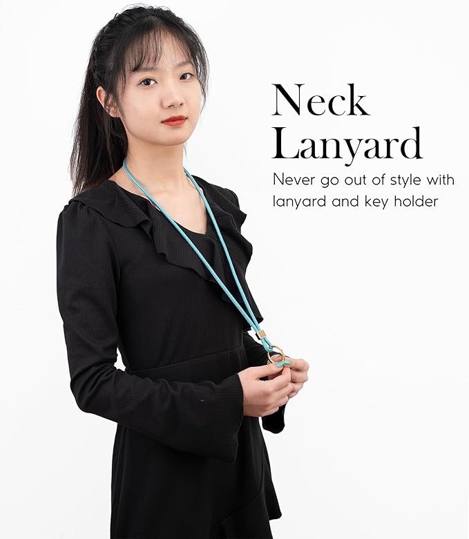 SENLLY Neck Lanyard Strap for Keys, Original Minimalist Design KeyChain Holder