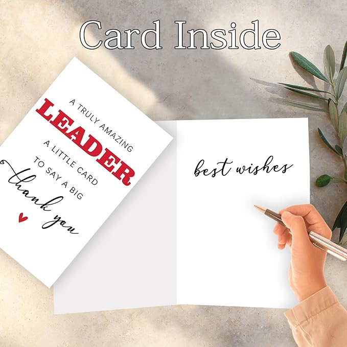 Appreciation Leader Gifts for Men Women, Thank You Cards Gifts for Boss Leaders Manager, Leader Supervisor Retirement Gift