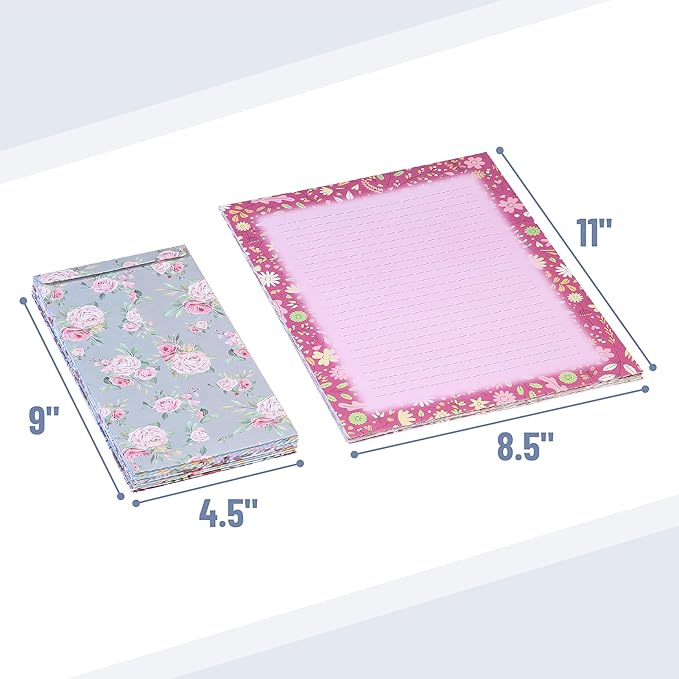 Mr. Pen- Stationery Writing Paper with Envelopes, 30 Letter Writing Paper with 18 Envelopes, Floral Cute Stationary Set for Writing Letters, Stationary Paper, Writing Paper Stationary, Letter Set