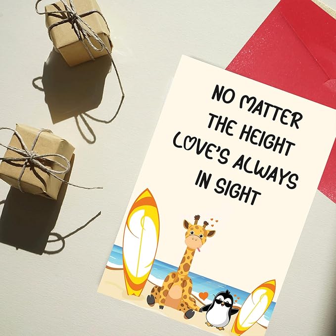 Cheerin Anniversary Day Cards for Him and Her - Funny Hilarious Greeting Card with Envelope - Birthday Card for Husband Wife Girlfriend Boyfriend