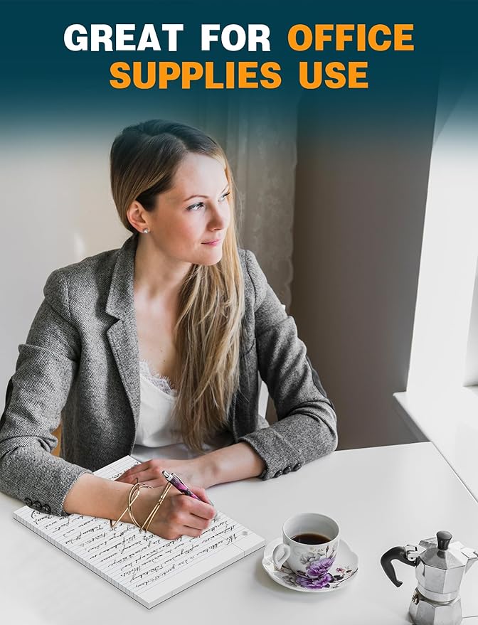 Loose Leaf Paper, 150 Sheets, 2 Pack Wide Ruled Filler Paper 8.5 x 11, 3 Hole Pouched, Standard, Loose Leaf Notebook Paper 8.5 x 11 Inch for Binder, Loose Leaf Filler Paper for Office, 75 Sheets/Pad