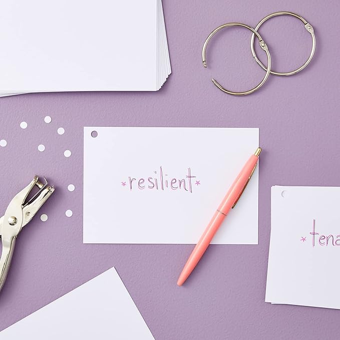 200 Pack White 300 GSM / 110 lb Thick Cardstock Paper - Blank Heavyweight Wedding Invitation Cards for Printing, Flashcards, Postcards - 4x6 inch