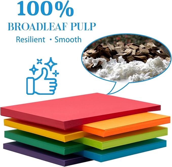 Index Cards 210-Count 4x6 Inch,178GSM Heavyweight Set of 7 Colors Paper Multicolor Study Cards (Rainbow)