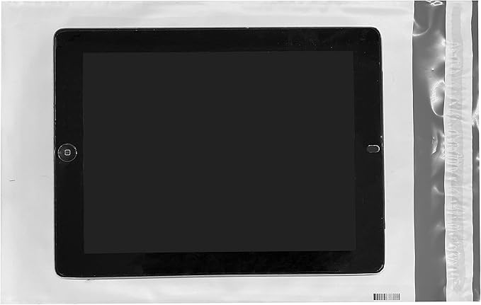 Colored Poly Mailers Pack of: Be creative with your packaging with Colored mailers (White, 9" x 12" pack of 1000)