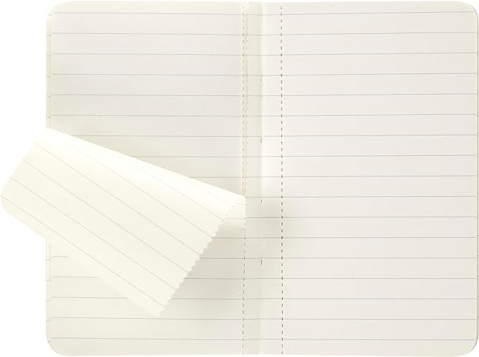 Moleskine Volant Journal, Soft Cover, XS (2.5" x 4") Ruled/Lined, Coral Orange/Aqua Blue, 56 Pages (Set of 2)