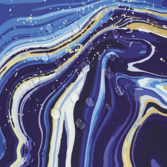 canvaslife 360° Protective Laptop Sleeve Case Bag Cover with Handle for iPad 12.9 inch,MacBook Pro Air 13" and 12.5 inch-13.3 inch Laptop (Blue Marble)