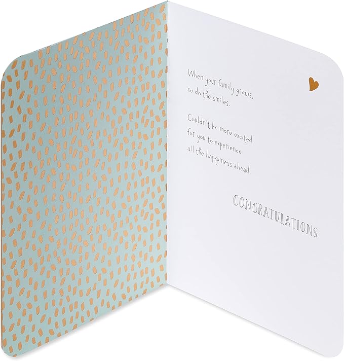 American Greetings Baby Shower Card (Smiles Grow)