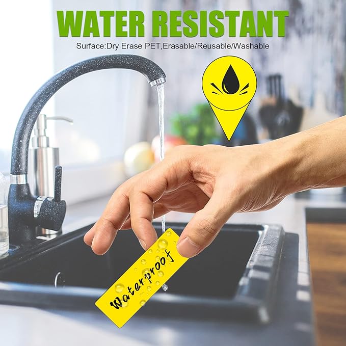 Purple Magnetic Labels for Metallic Whiteboard,Sticky Dry Erase Magnets Fridge,Labeling Lockers,Orgnazing Erasable Files Cabinet