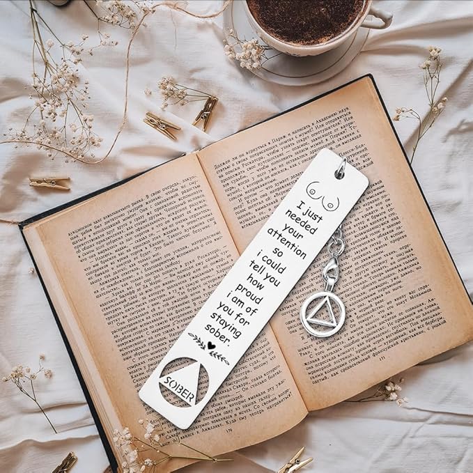 Funny Sobriety Gift for Men Women, Rude Boobs Sobriety Gift, Addiction Recovery Gift AA Gift NA Gift, Sober Gifts for Loved One in Recovery, Inspirational Christmas Graduation Gifts-DB14