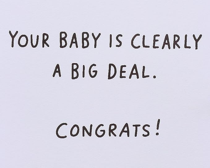 American Greetings Baby Shower Card (A Big Deal)