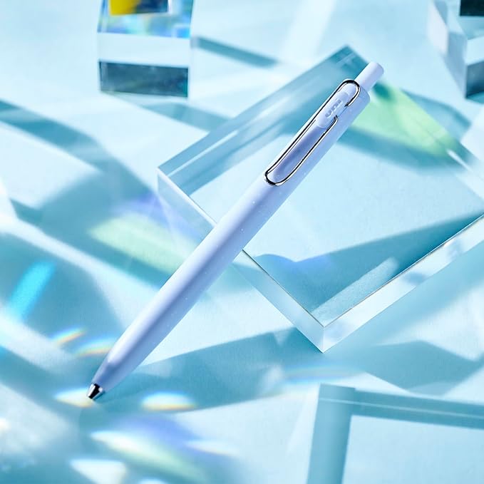 Mitsubishi Pencil UMNSFT38D.32 Gel Ballpoint Pen Uni-Ball One F 0.38 D Ice Blue
