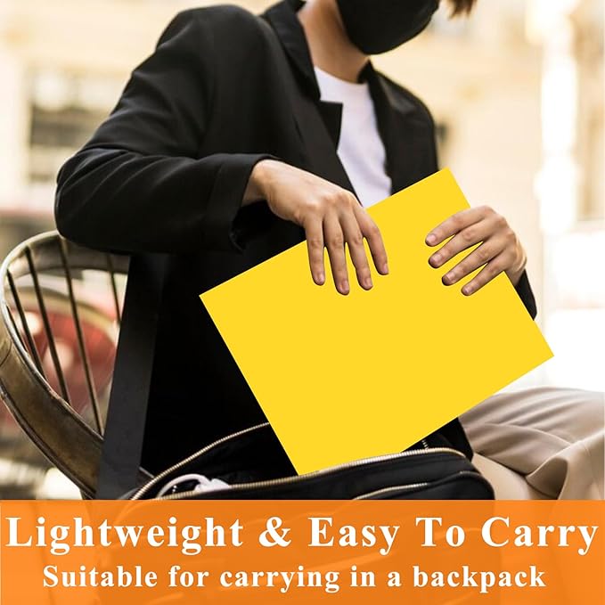 50Pcs Yollow Folders with Pockets -2 Pocket Folders,Pocket Folders for Documents,Cute Paper Folders for Filing Cabinet, School,Office,Resume Portfolio