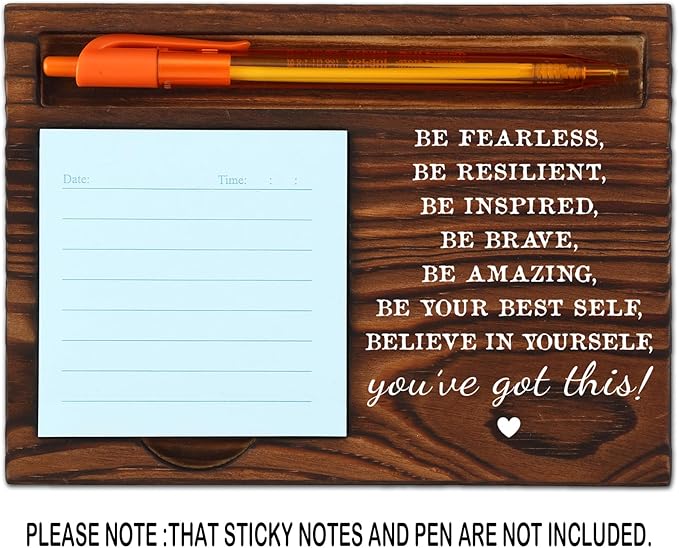 Funny Encouragement for Men Women, Support, Get Well, You Got This Motivate, Promotion,Cheer Up Gift for Him Her Coworker Friends Assistant Office Desk Self-Stick Note Pad Holders SD127