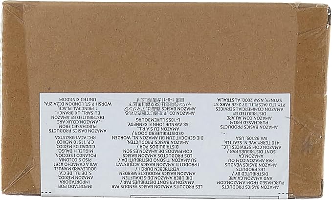 Amazon Basics Highlighters, Fluorescent Ink, Chisel Tip, Assorted Colors, School Supplies, 12 Pack