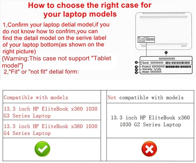 Alapmk Protective Case Cover for 13.3" HP EliteBook x360 1030 G3/HP EliteBook x360 1030 G4/HP ProBook 430 G8/HP ProBook 635 Aero G7 Laptop[Warning:Not fit HP EliteBook x360 1030 G2 G7],Black