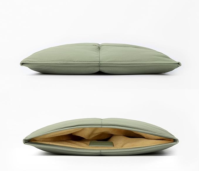 Comfyable Puffy Laptop Sleeve 13 Inch 14 Inch, Quilted Puffer Laptop Carrying Case for Women, Pillow Case Compatible for MacBook Air M3 2024 M2 M1, MacBook Pro M4 Pro/Max, 13 in 14 in Cover