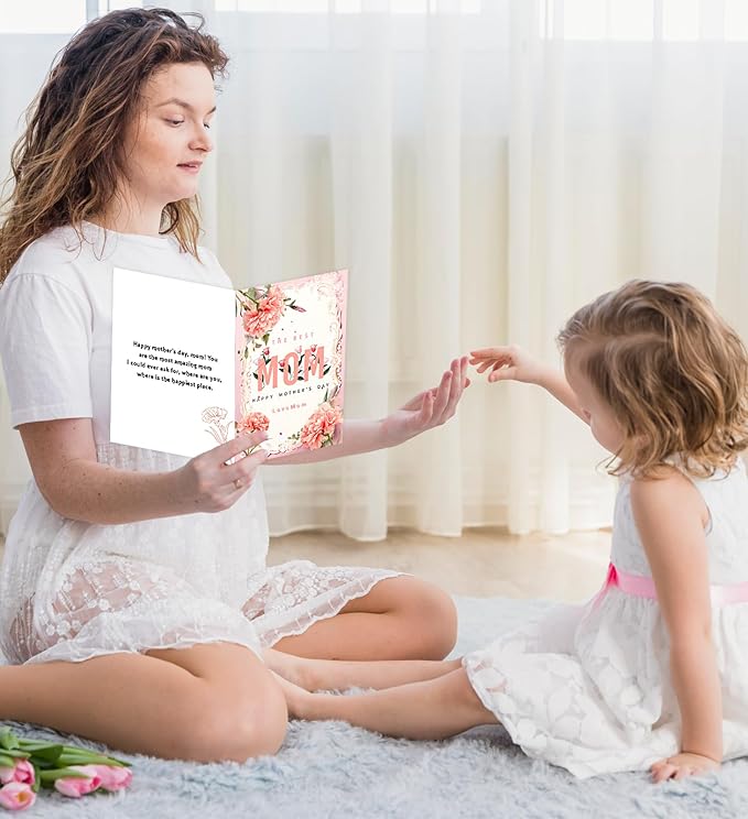 Mothers Day Gifts - Mothers Day Card, Gifts for Mom, Mothers Cards for Mom, Mother's Day Gift from Daughter, Son, Husband