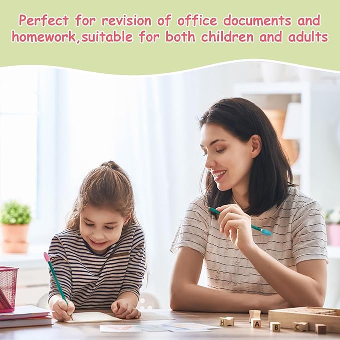 Sukh Cap Erasers for Pencils Pulk - Pencil Top Erasers 60 PCS Pencil Cap Toppers for Kids Latex Free 5 Colors School Erasers Cap for Teachers Sudents Classroom Home and Office