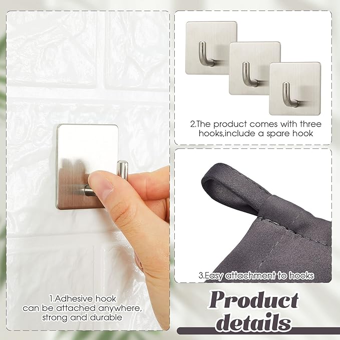 Pinkunn 40 x 48 Inch Office Cubicle Curtain with Stainless Steel Self Adhesive Hook Portable Privacy Door Partition Room Dividers Room Divider Office Divider for Office Cubicle(Gray Brown)