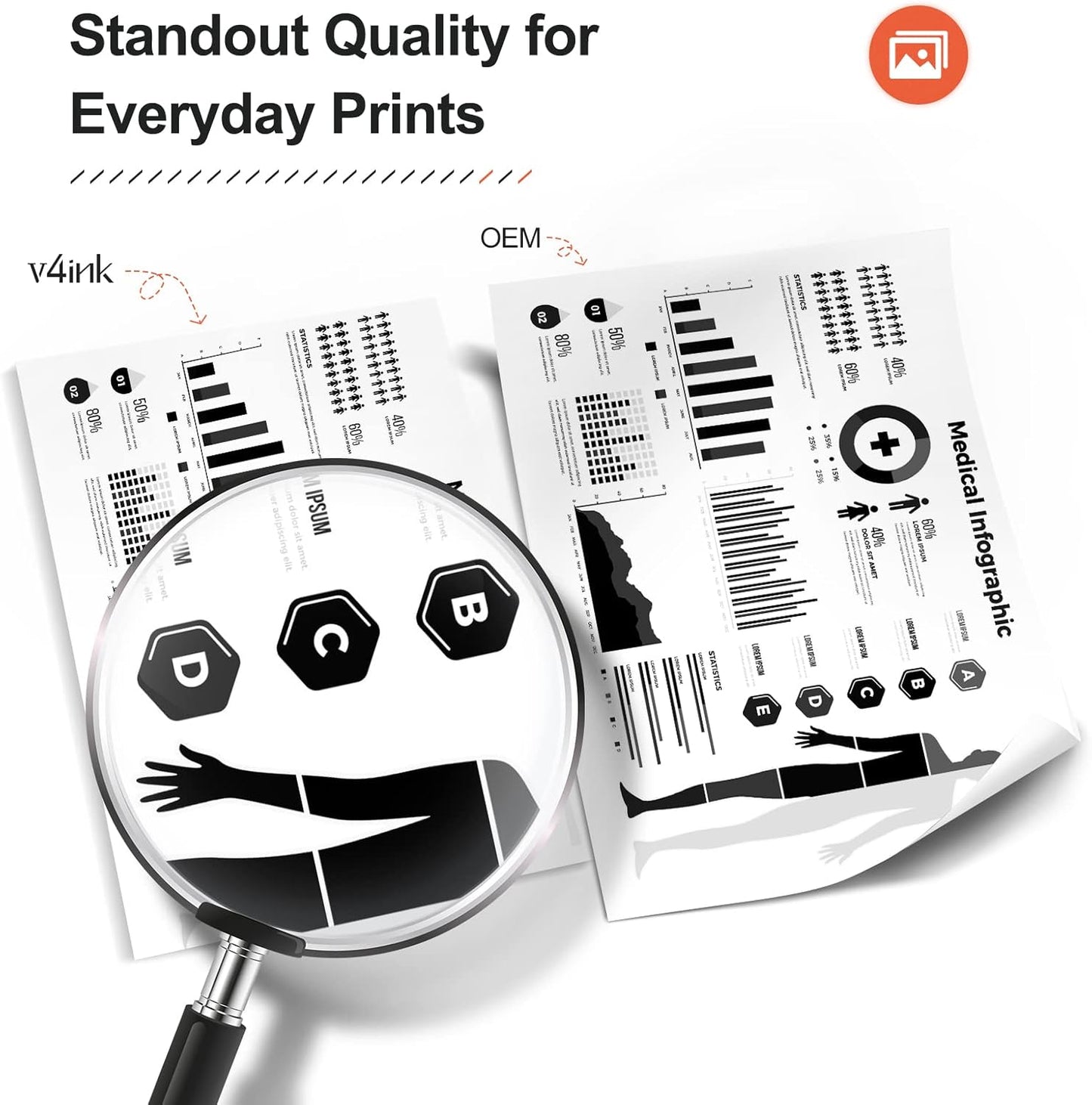 v4ink 2-Pack Compatible Toner Cartridge Replacement for HP 80A CF280A Toner Cartridge Black Ink for use in HP Pro 400 M401N M401DN M401DNE M401DW, HP MFP M425DN M425DW Printer