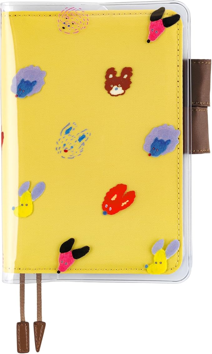 Hobonichi Techo Accessories Keiko Shibata: Cover on Cover [A6/for double covering] Dog Ears Fluttering in the Wind
