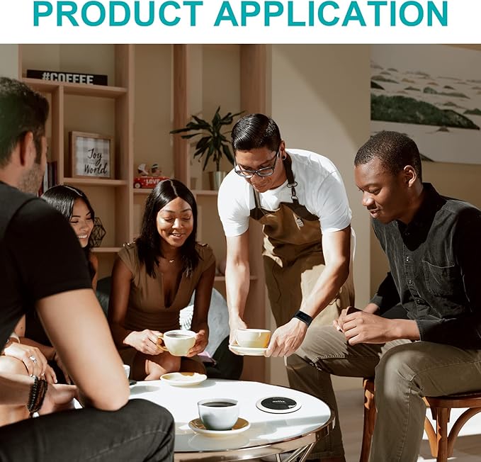 SINGCALL Wireless Calling System, Nurse Call System, 360 Degree Waterproof Pager Watch Receiver, No Screw Pager, Pack of 5 Pagers and 1 Receiver