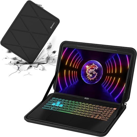 Smatree Hard EVA Protective Case Compatible for 16inch MSI Gaming Laptop Crosshair 16 HX D14V, for 16inch MSI Gaming Laptop Pulse 16 AI C1V, for 16inch MSI Gaming Laptop Sword 16 HX B14V Sleeve(A1550)