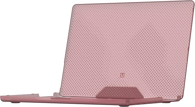 [U] by UAG Designed for MacBook Pro 16 inch Case 2021-2024 M4 M3 Max/Pro (A2991 A3403 A3186) Scratch Resistant Touch ID Dropproof Protective DOT Laptop Cover, Translucent Abuergine