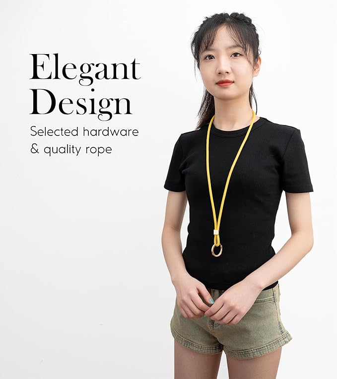 SENLLY Neck Lanyard Strap for Keys, Original Minimalist Design KeyChain Holder