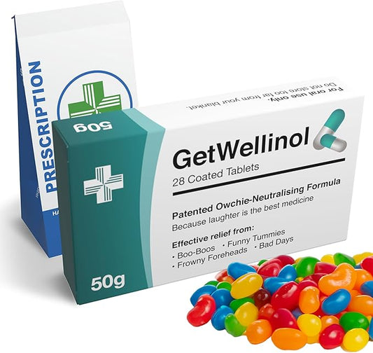 Get Well Soon Gift, Funny Joke Pill Box with Edible Candy, Thinking of You Gift for Sick Friends, Feel Better Speedy Recovery Gifts, Sending Hugs Post Surgery