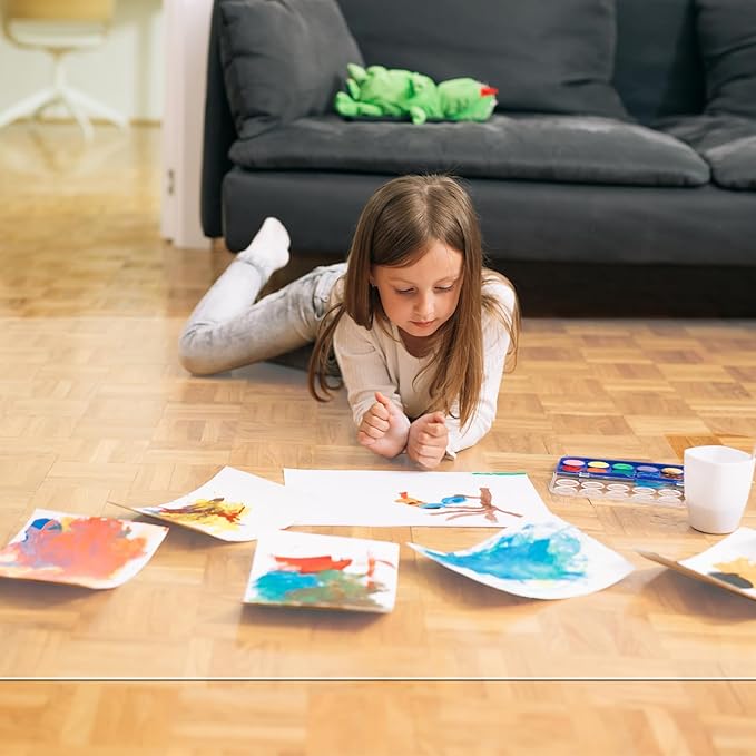 Clear Chair Mat for Hardwood Floors - 60''x84'' Heavy Duty Office Chair Mat, Rectangle Rolling Chair Mat for Hardwood, PVC Protector Hard Floor Mat for Computer&Desk Chair (60'' x 84'')