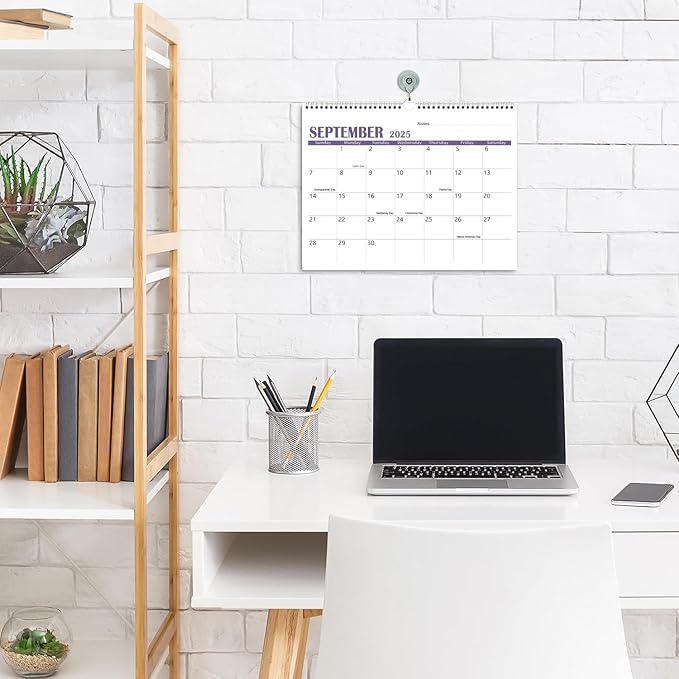 2025 Wall Calendar -Hanging Calendar 2024-2025 from Oct. 2024 to Dec. 2025, Simple Large Wall Calendar(14.5" x 11.5"), 6 Different Page Styles,Perfect for Office,Home or School