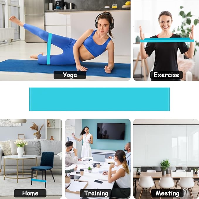 20 Pack Chair Bands for Kids with Fidgety Feet, ADHD Tools for Kids, ROOKEA Sensory Room Must Haves for Adhd Kids Fidget Chair Bands Autism Classroom Must Haves ADHD Tools for Classroom Home Chairs