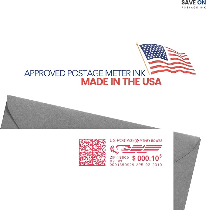 Pitney Bowes 625-0 Compatible Postage Meter Tape Strips (300 Per Box) - Perforated, Double Postage Meter Labels for SendPro C Auto, DM300, DM400 Series - Label Sheets for Reliable Postage Labeling