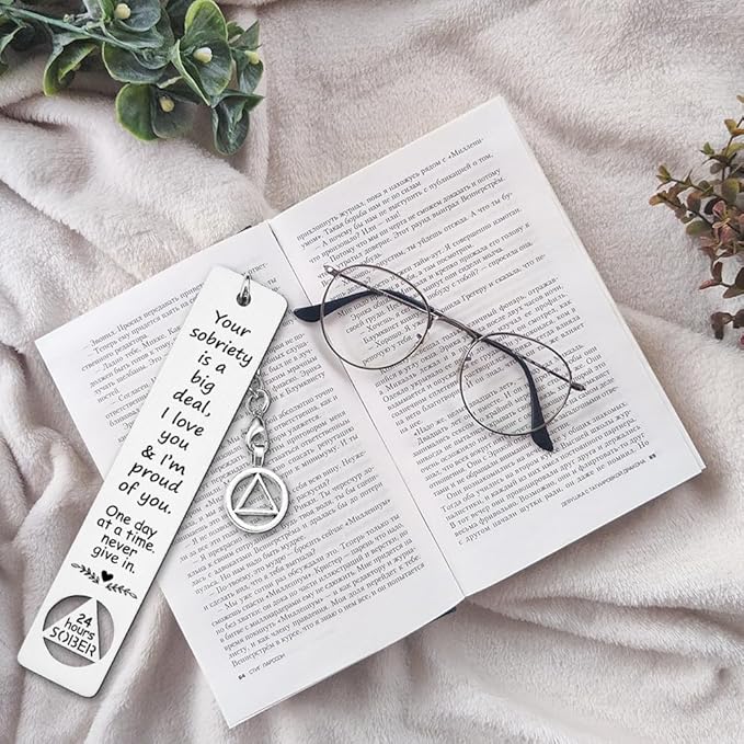 24 Hours Sober Gifts for Men, Sobriety Gift for Men Women, Sober Recovery Alcoholics Recovering Gift, Sober Gifts for Loved One in Recovery, 24 Hours Sober Anniversary gift-DB20