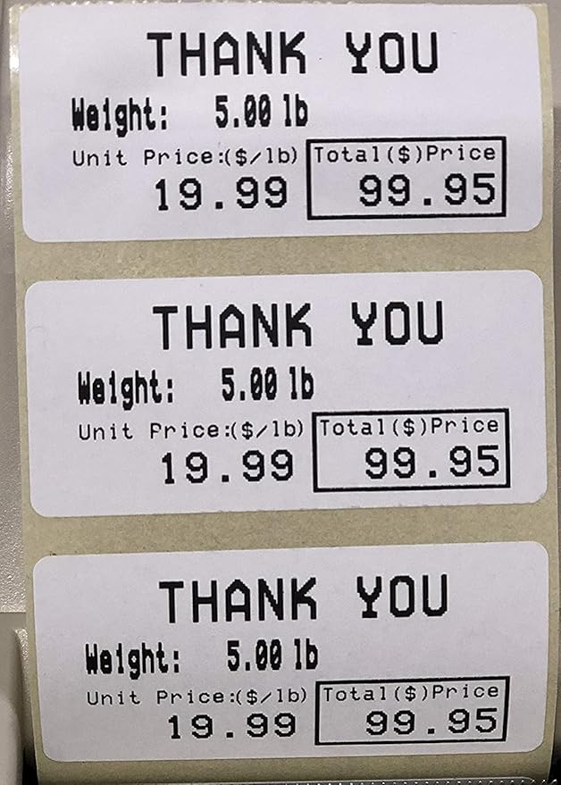 LST-8060 Label 55 x 25 mm, 550 Per Roll, 36 Rolls Per Case