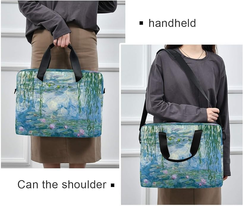 WIHVE Laptop Shoulder Bag 15 14 13inch Laptop Case Bag for Women Men