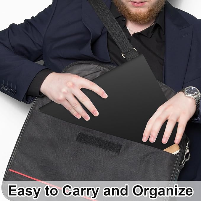 6-Pack Plastic Folders with Pockets,2-Pocket Poly Folders Holds 8-1/2" x 11" Paper for School/Office/Home, Black