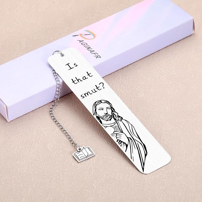 is That Smutt Jesus Bookmark, Book Marks for Reading Men, Smut Bookmark, Booktok Accessories, Bookish Items, Funny Gag Bookmarks, Book Accessories for Reading Lovers, Book Lovers Gifts, Bookish Gifts