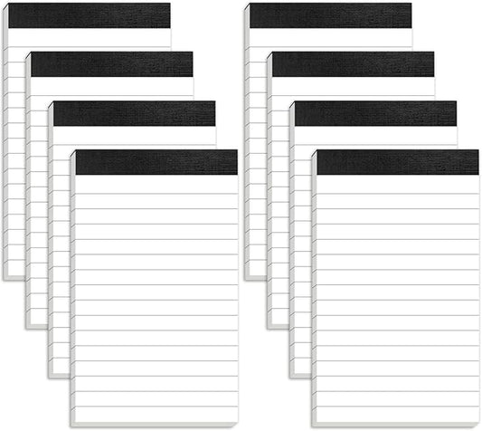 Small Note Pads 3x5 Notepads Mini Pocket Notebook 3x5 Memo Pads Small Notepads Memo Pads 3 x 5" Lined Note Pads of Paper with 30 Sheets Each Pad Mini Pocket Notebook Writing Pads 3x5 White Paper Pads