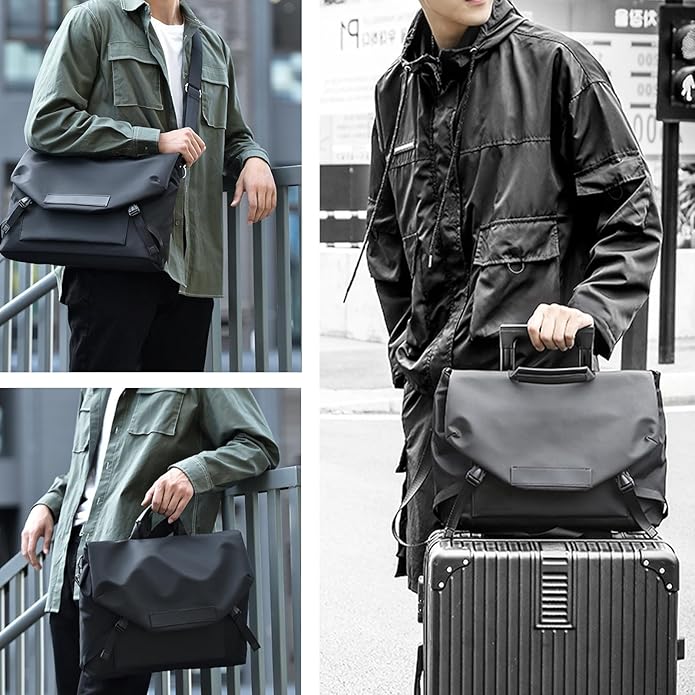 Messenger Bag for Men 15.6-16 Inch Laptop Bag Briefcase Crossbody Bag Satchel Shoulder Bag