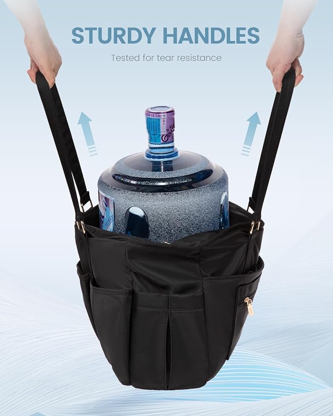 LOVEVOOK Work Tote Bag for Women, 15 Inch Laptop Bag for Women, Teacher Tote Bag Nurse Bag, Utility Bag For Work/Travel/College/Daily, Professional Computer Bag Large Purse Handbag With Multi Pocket