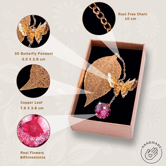 Toirxarn Metal Leaf Bookmark - Unique Gift for Women Ideal for Birthday Teacher Appreciation Mother's Day, Chic Literary Accessory & Elegant Reading Companion for Readers and Book Lovers