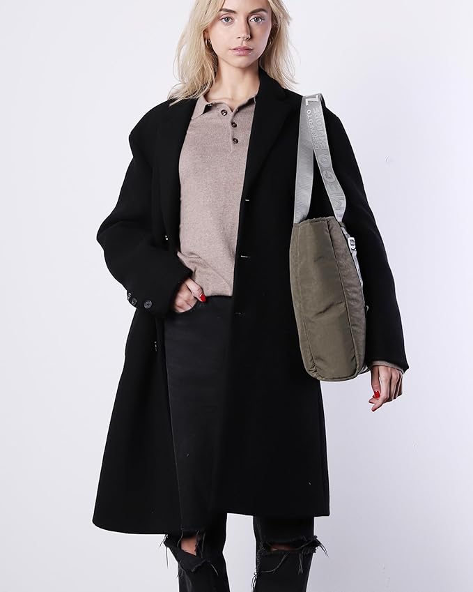 ZIMEGO Unisex Two-Tone Gym Tote Bag - Stylish Everyday Travel Tote with Double Top Handles