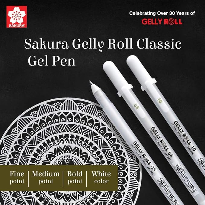 SAKURA Gelly Roll (Made in Japan) (Classic White)