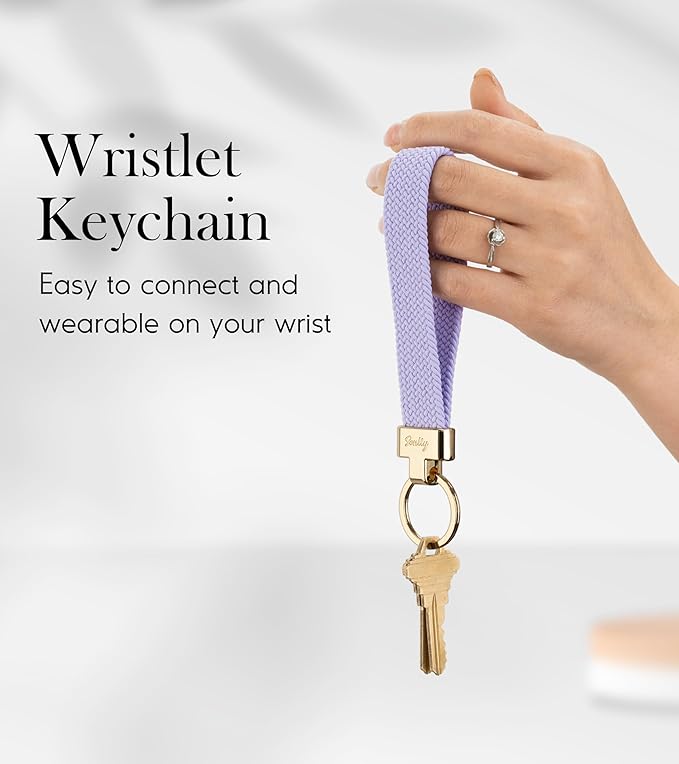 SENLLY Wristlet Lanyard, Stretchy Keychain Holder, Original Elastic Anti-Drop Design Keyring