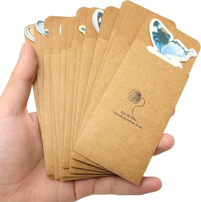 Honbay 28PCS Cute Butterfly Bookmark Paper Butterfly Book Page Markers for Students Reading Present Office Stationery or Classroom Gifts (14 Styles)